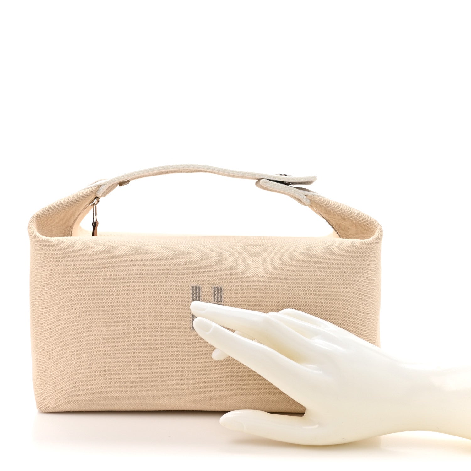 Canvas Large Bride-A-Brac Pouch Natural