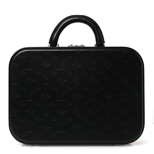 MONOGRAM GLACE VALISETTE MM BLACK
