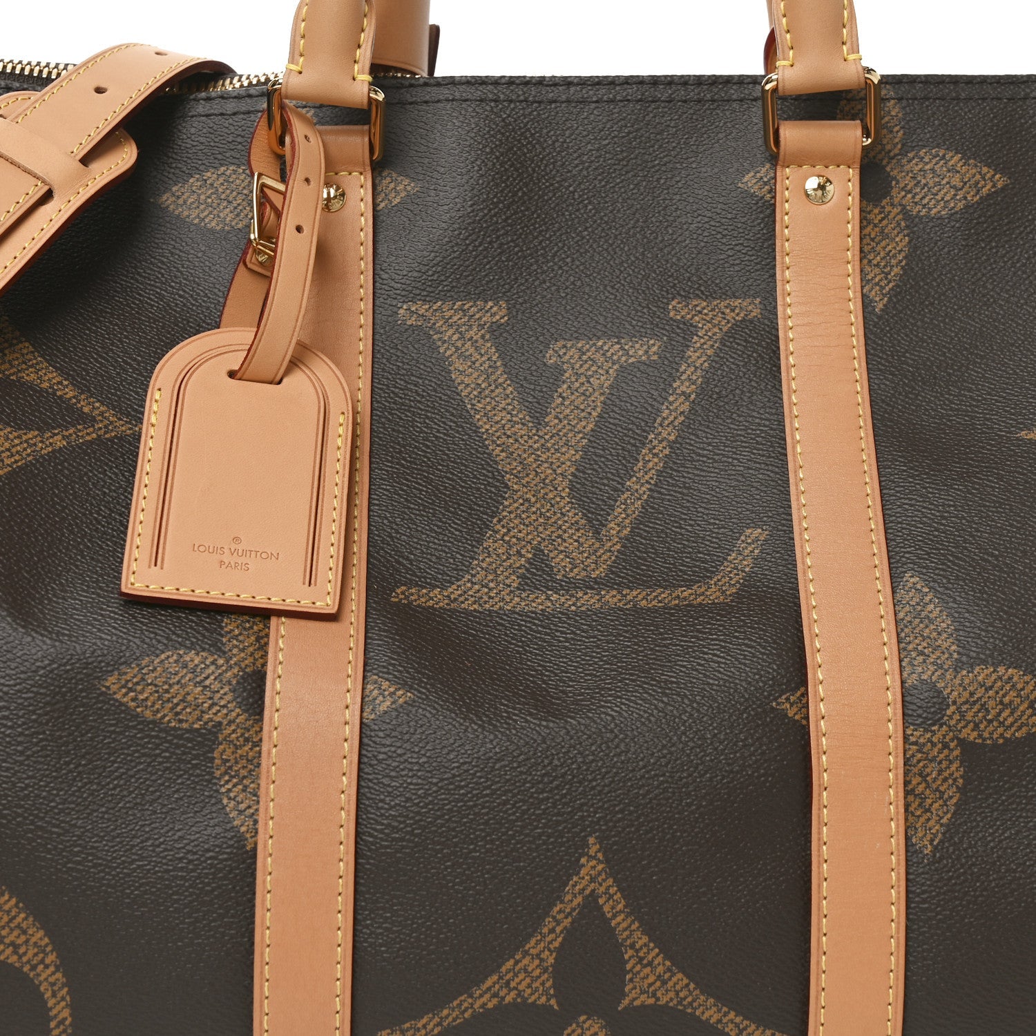 REVERSE MONOGRAM GIANT KEEPALL BANDOULIERE 50