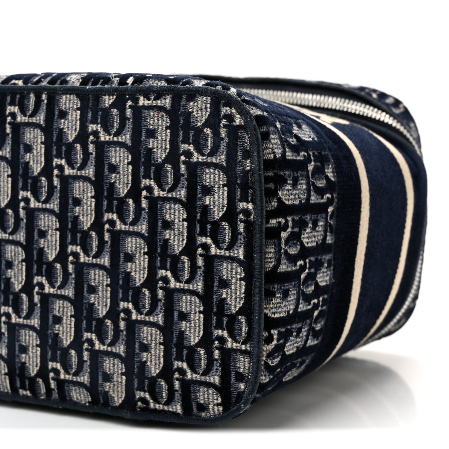 Oblique Diortravel Vanity Case Blue