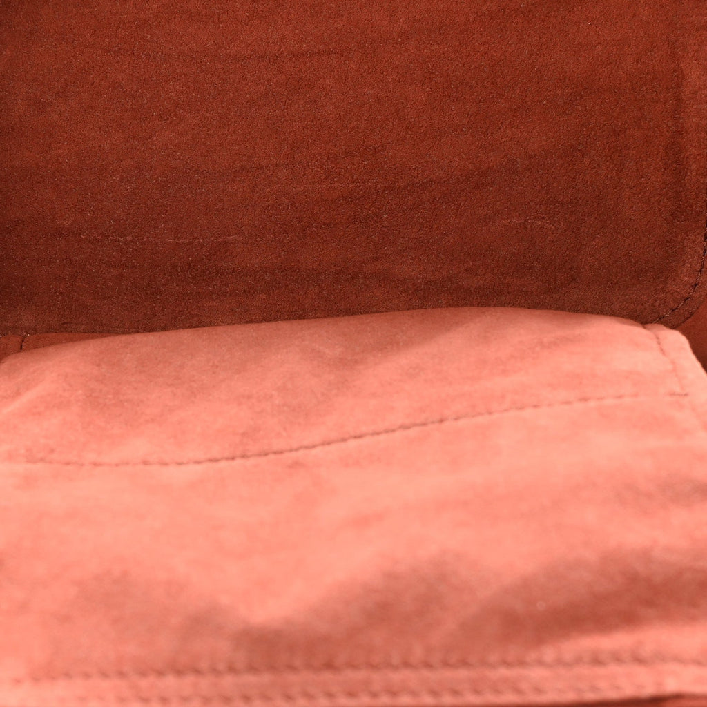 CANVAS LE MONOGRAMME SMALL JEWELRY CASE CHESTNUT