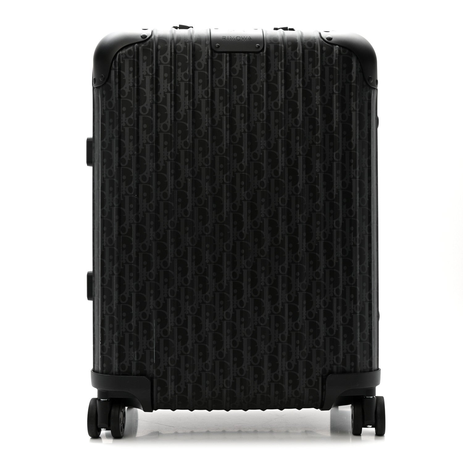X RIMOWA Aluminum Gradient Original Cabin Luggage Black