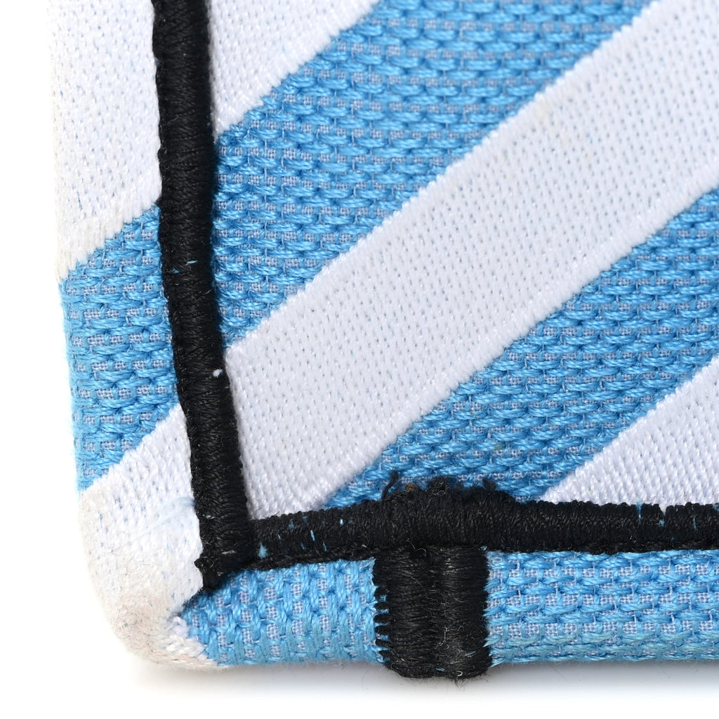 CANVAS EMBROIDERED LARGE JUNGLE POP BOOK TOTE BLUE MULTICOLOR