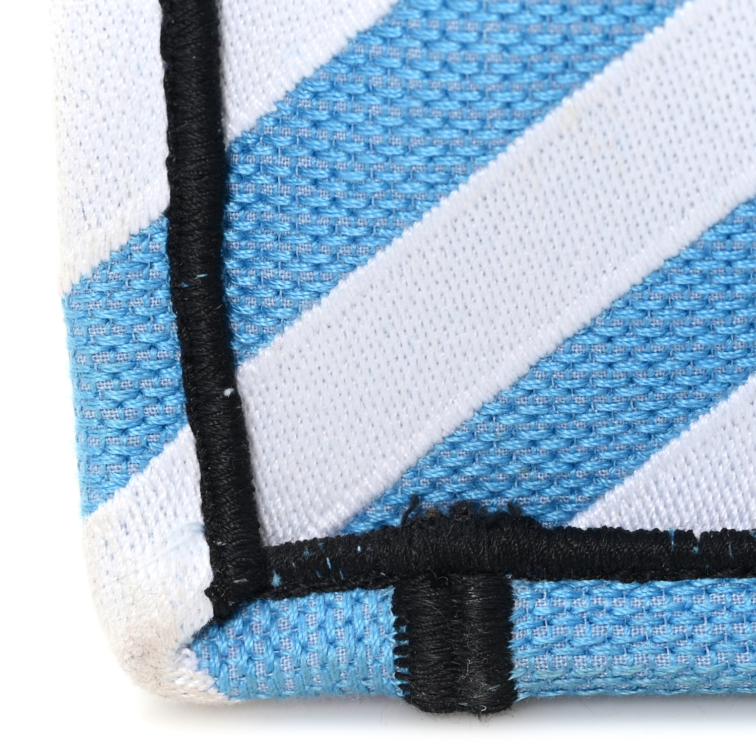 CANVAS EMBROIDERED LARGE JUNGLE POP BOOK TOTE BLUE MULTICOLOR