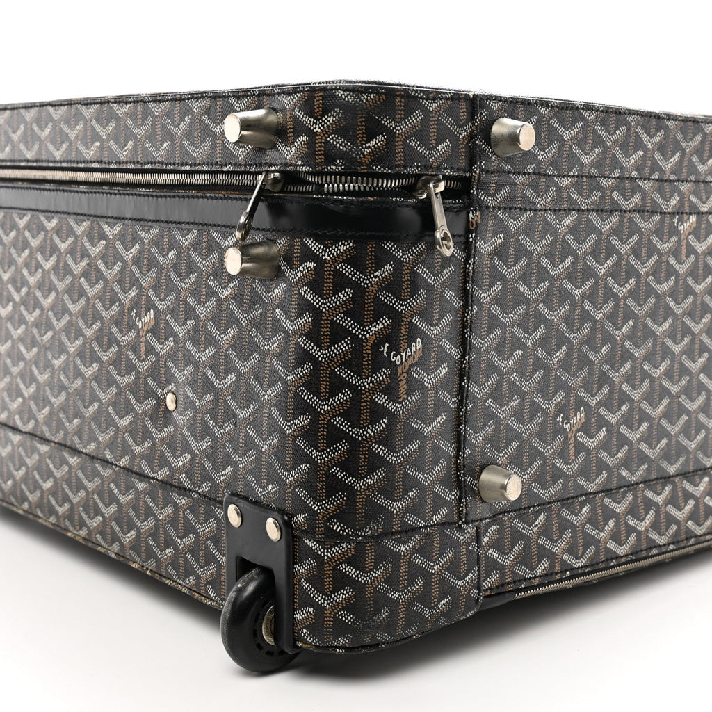 GOYARDINE TROLLEY ROLLING SUITCASE MM BLACK
