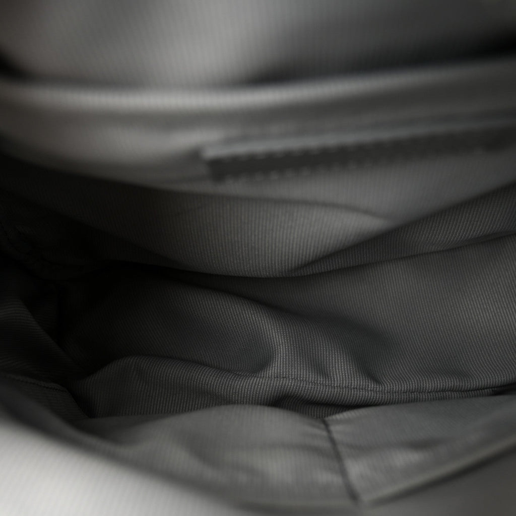 Canvas Calfskin Never Still Small Backpack Grey