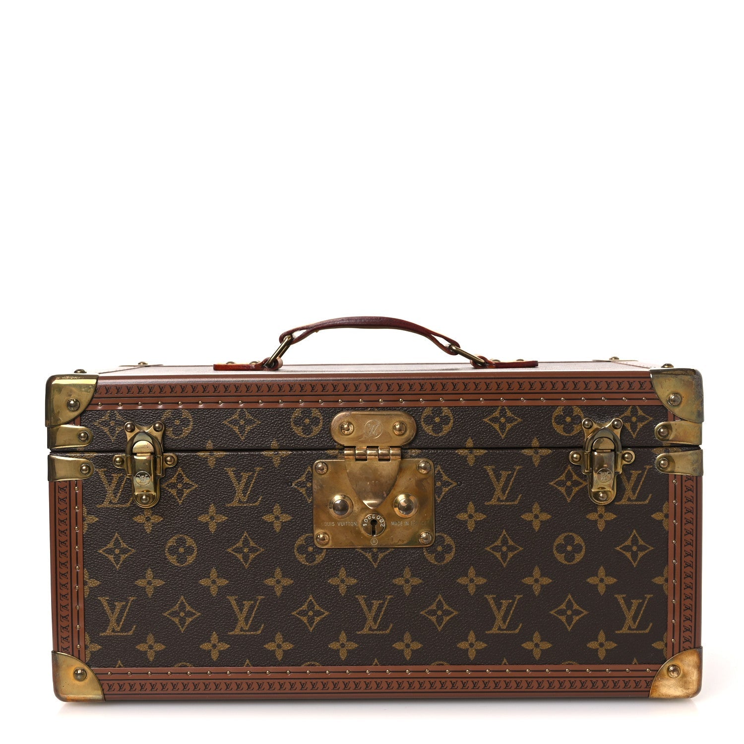 MONOGRAM BOITE BOUTEILLES ET GLACE BEAUTY TRAIN CASE