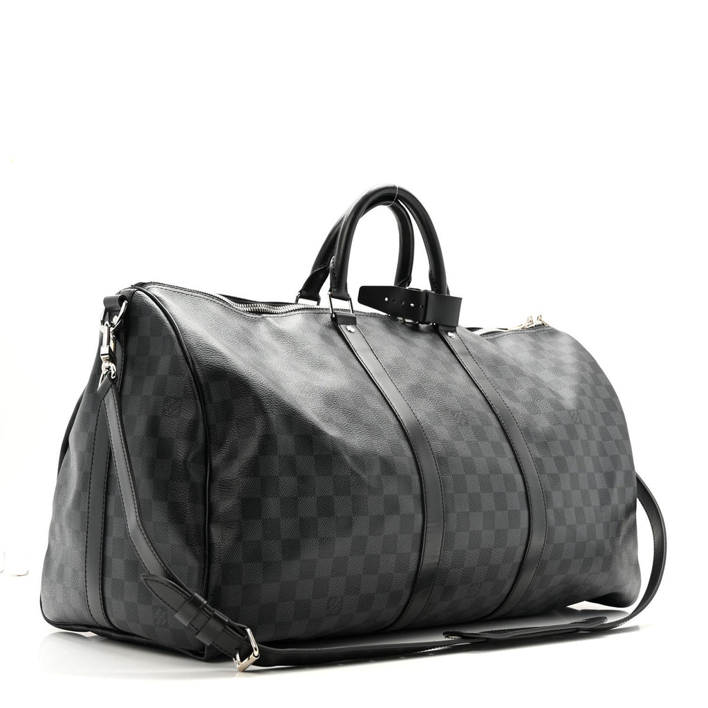 Damier Graphite Keepall Bandouliere 55
