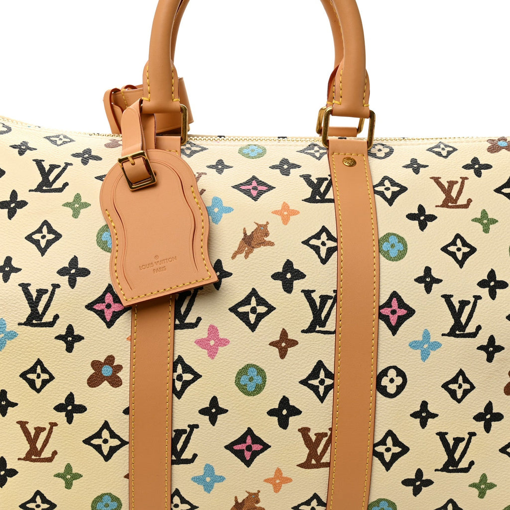 MONOGRAM CRAGGY KEEPALL BANDOULIERE 45 VANILLA