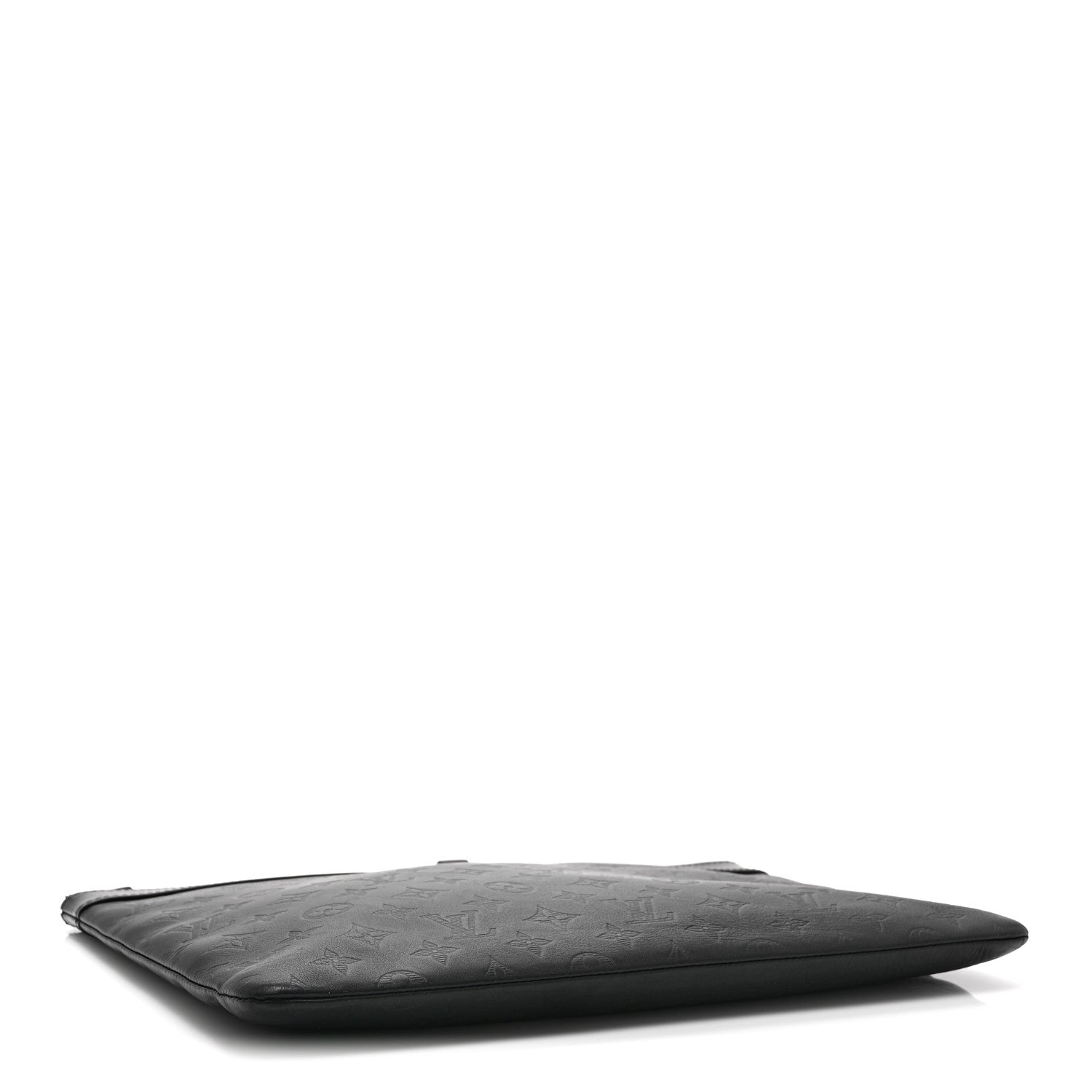 CALFSKIN MONOGRAM SHADOW DISCOVERY POCHETTE BLACK