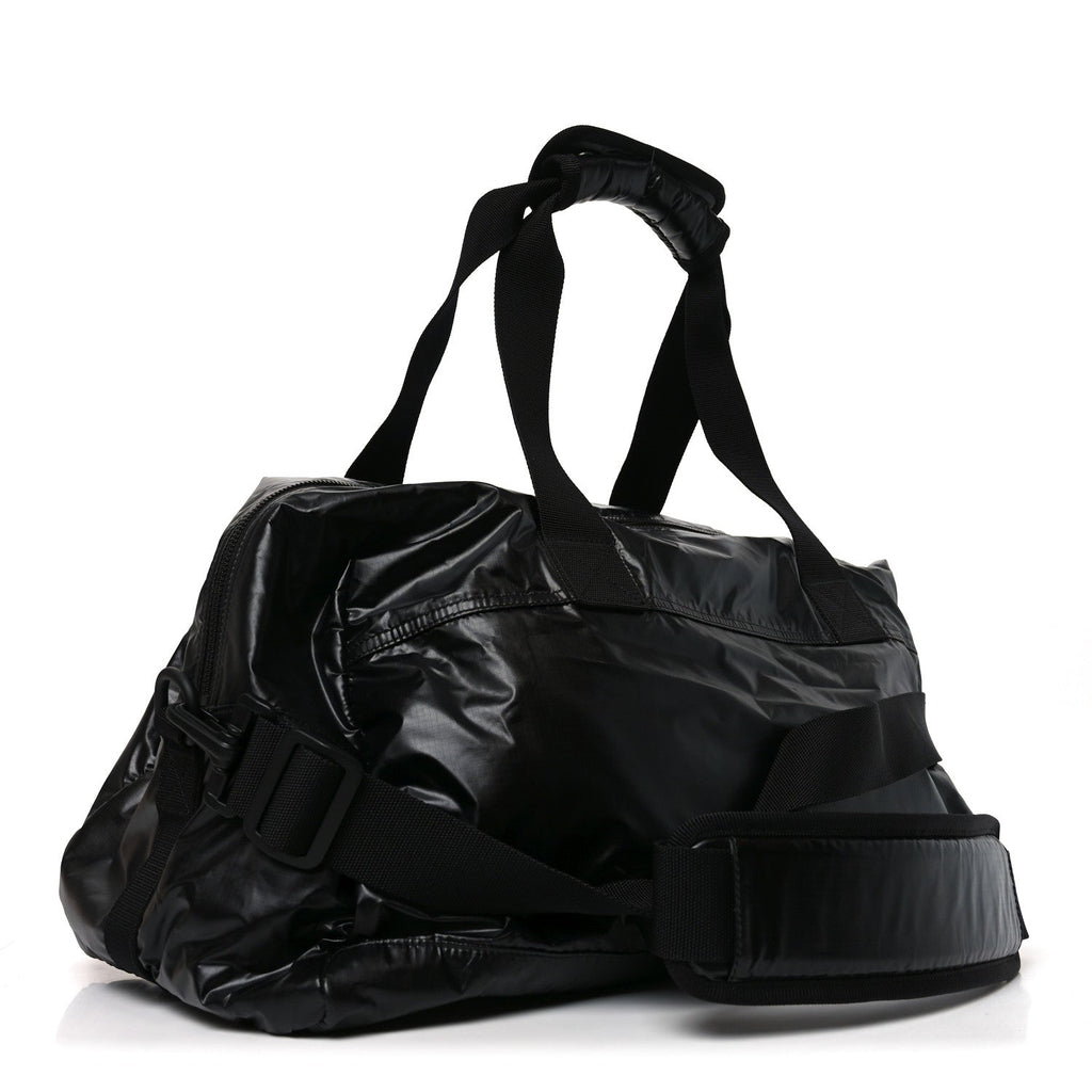 NYLON NUXX RIPSTOP DUFFLE BLACK WHITE