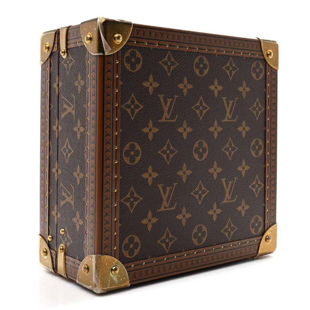 MONOGRAM JEWELRY BOX RED