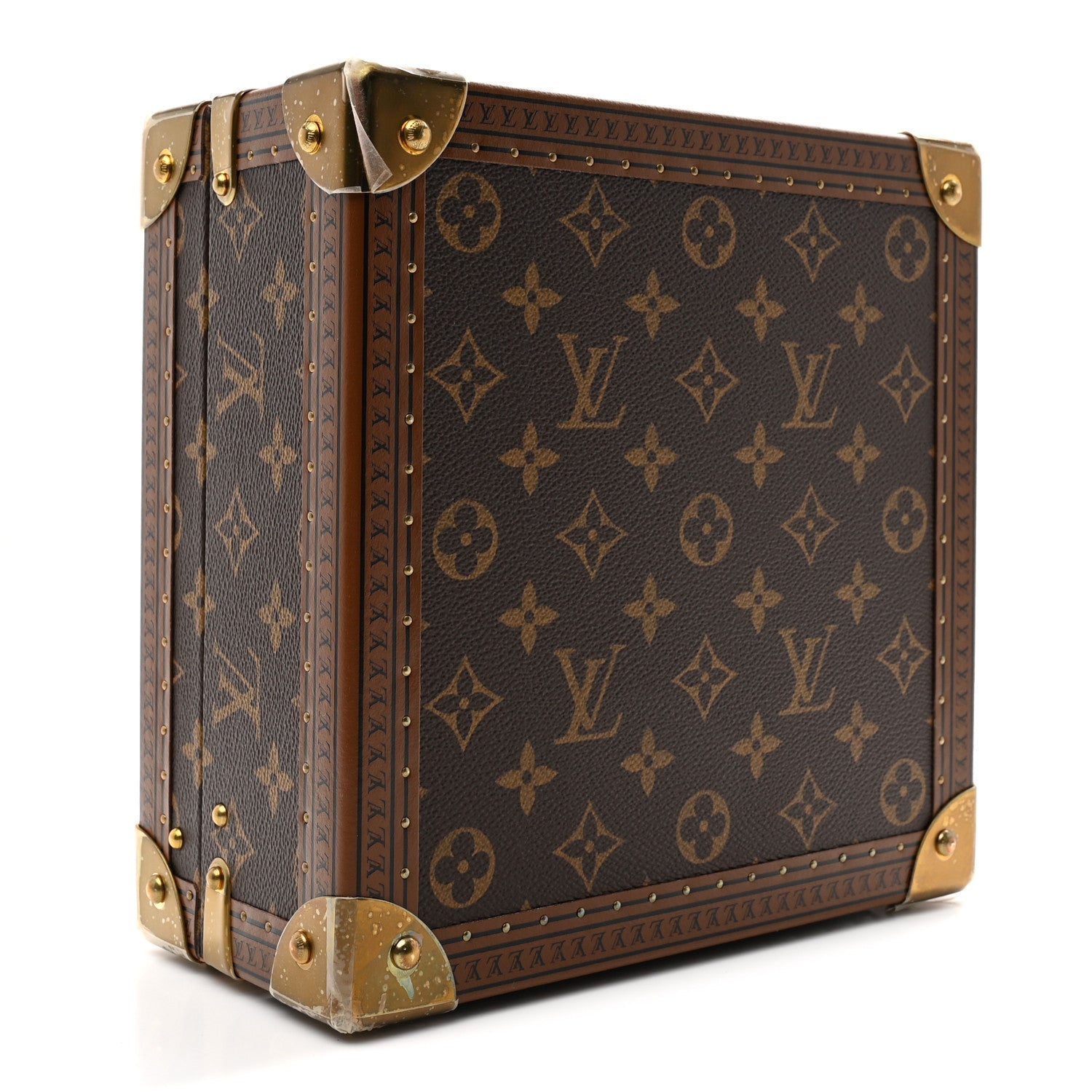 MONOGRAM JEWELRY BOX RED