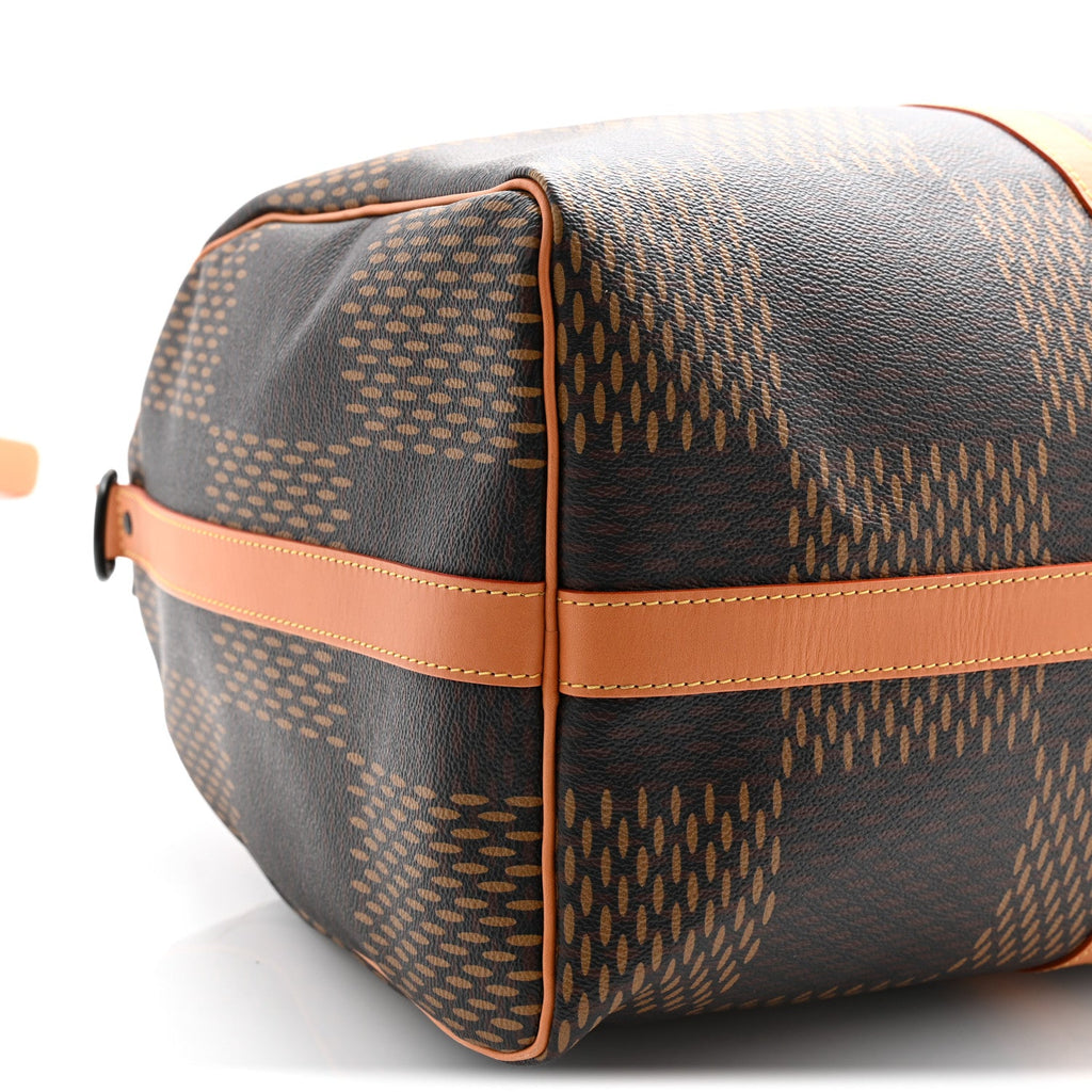 x Nigo Giant Damier Ebene Monogram Keepall Bandouliere 50