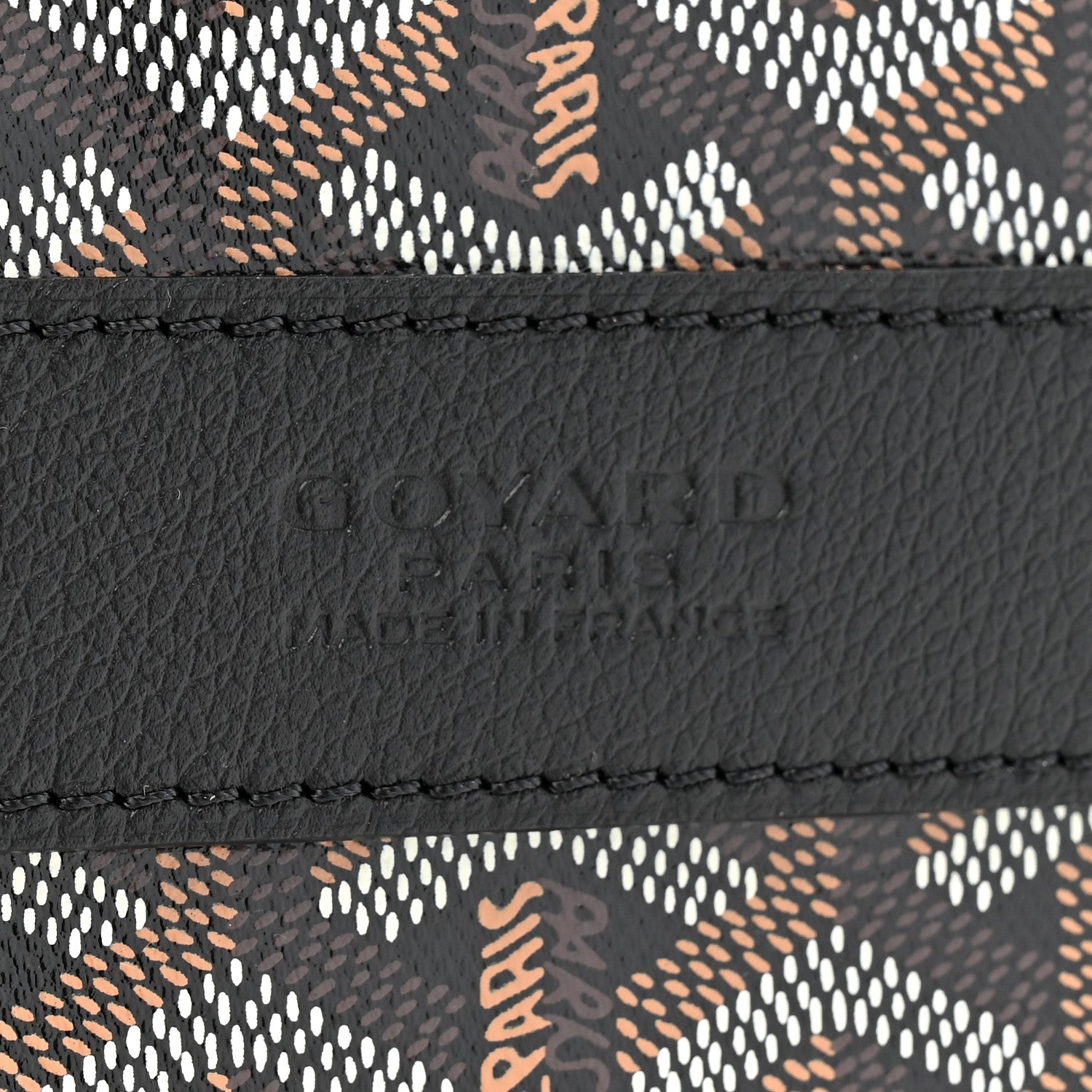 GOYARDINE BARREL 40 SPORTS BAG BLACK