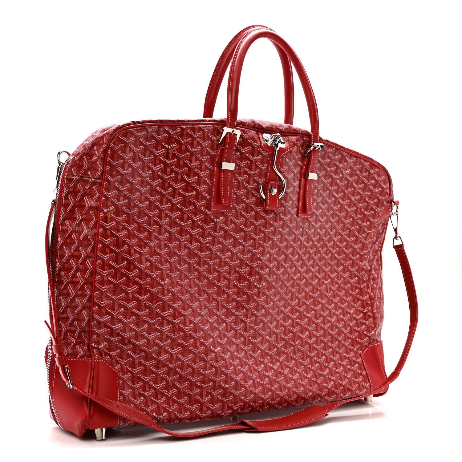 GOYARDINE PORTE-HABITS GARMENT BAG RED