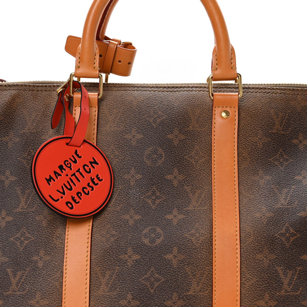MONOGRAM DUST KEEPALL BANDOULIERE 50