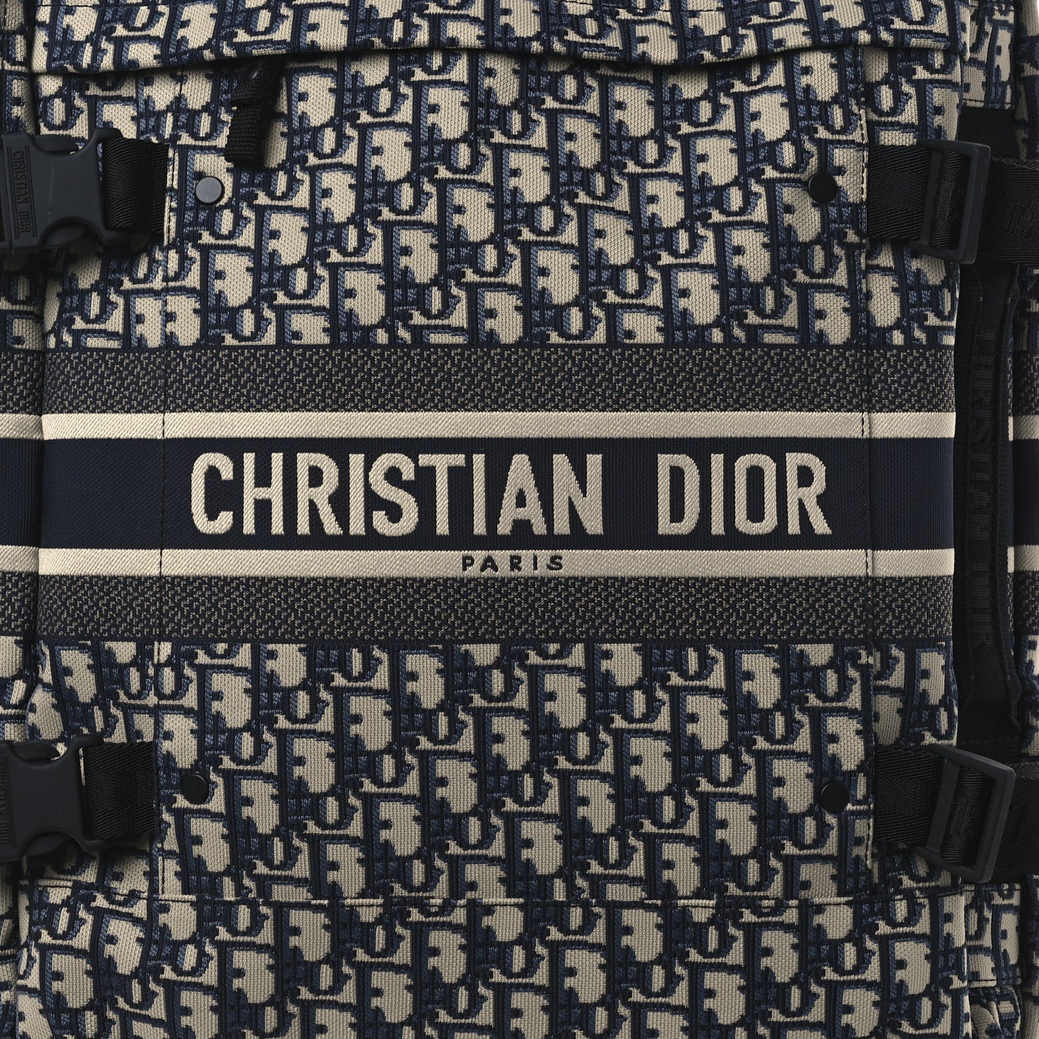 Oblique Small Diortravel Suitcase Blue