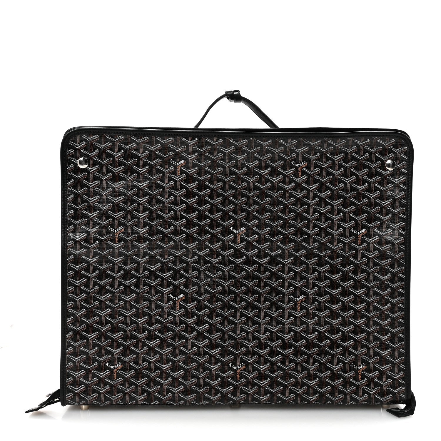 Goyardine Caravelle 50 Folding Suitcase Black