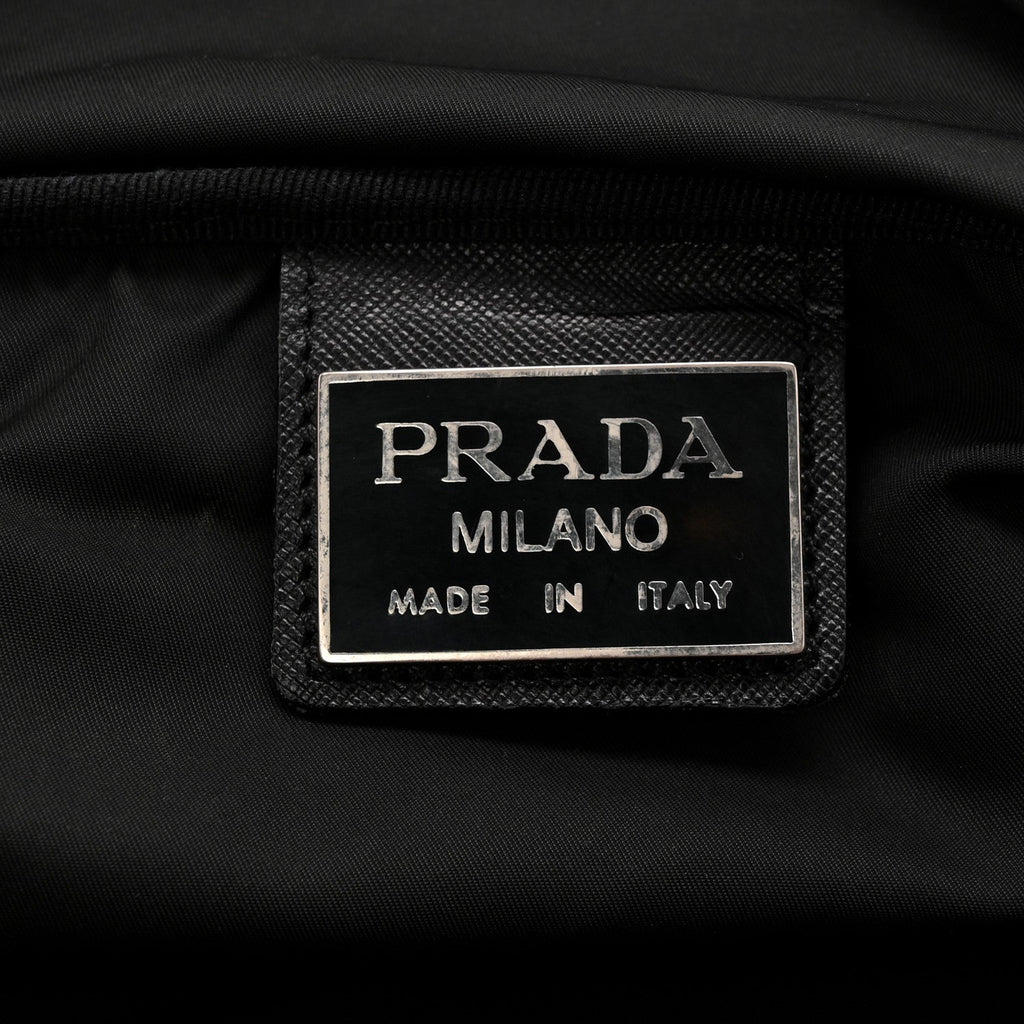 TESSUTO NYLON SAFFIANO VIAGGIO DUFFLE BLACK