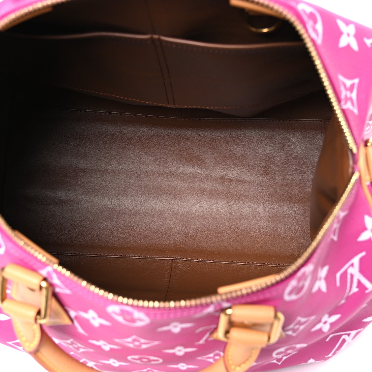 CALFSKIN MONOGRAM SPEEDY P9 BANDOULIERE 40 AGATE