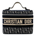 Oblique Diortravel Vanity Case Blue