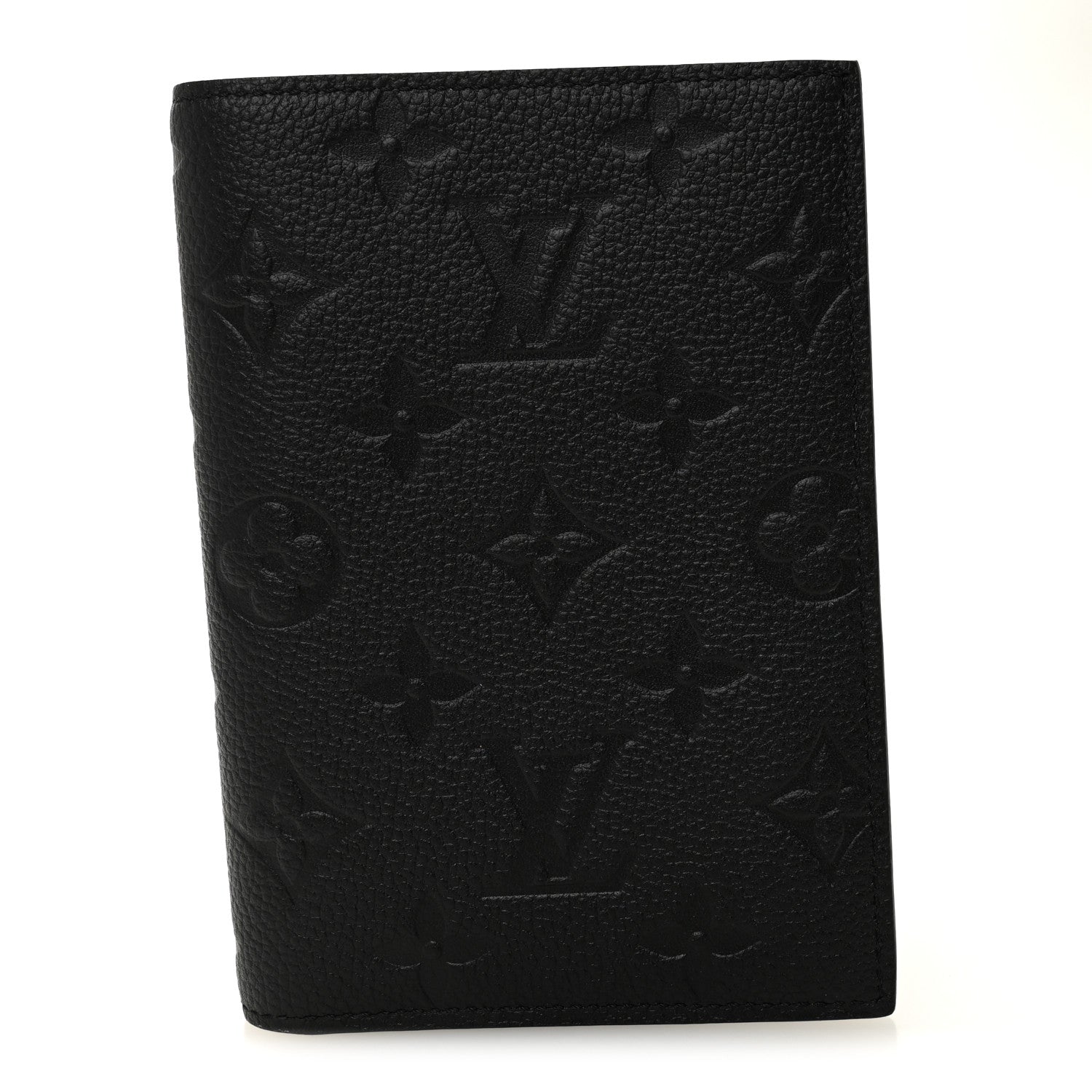 EMPREINTE MONOGRAM PASSPORT COVER BLACK