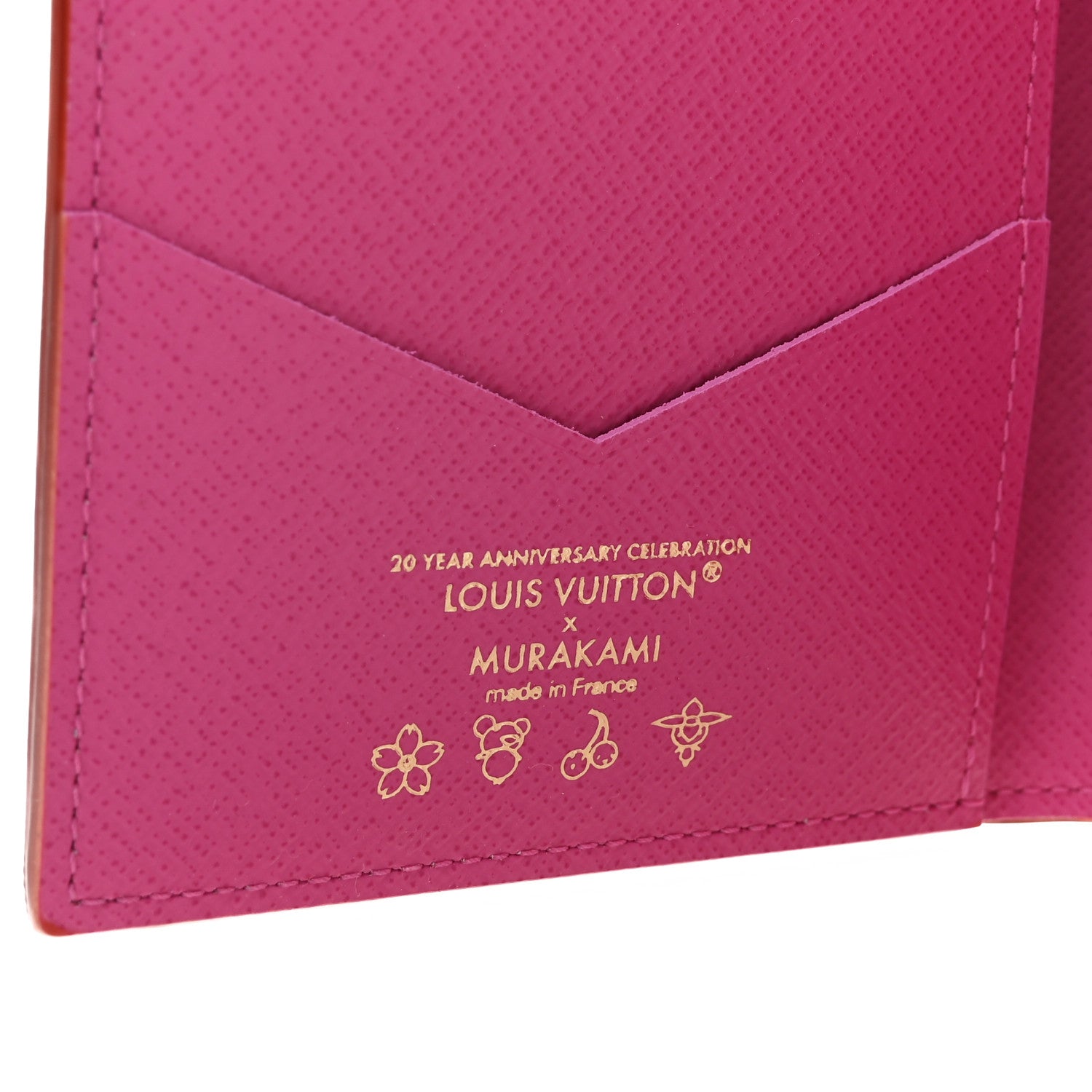 LV X TM Monogram Multicolor Passport Cover White