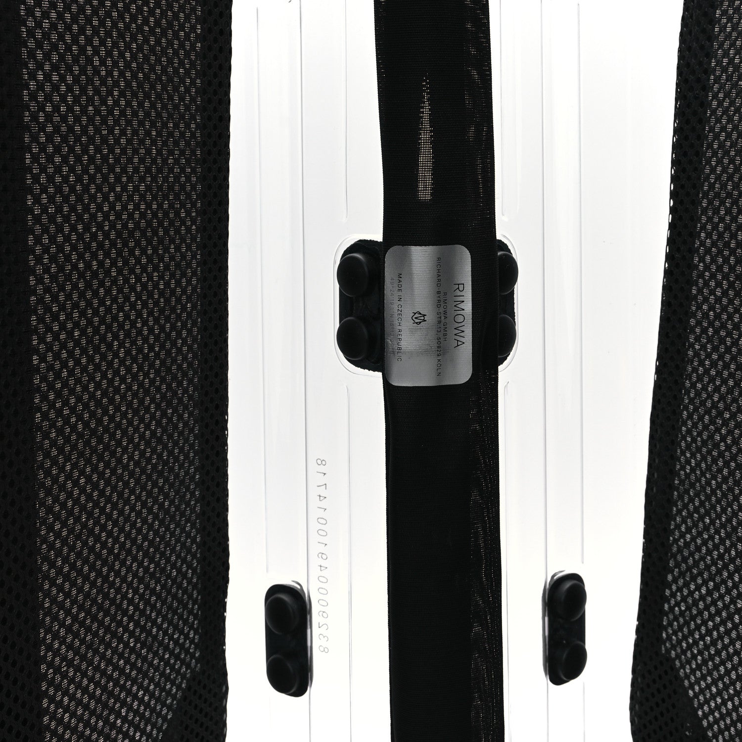 X RIMOWA Polycarbonate Luggage Transparent