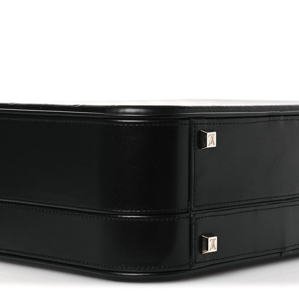 MONOGRAM GLACE VALISETTE MM BLACK