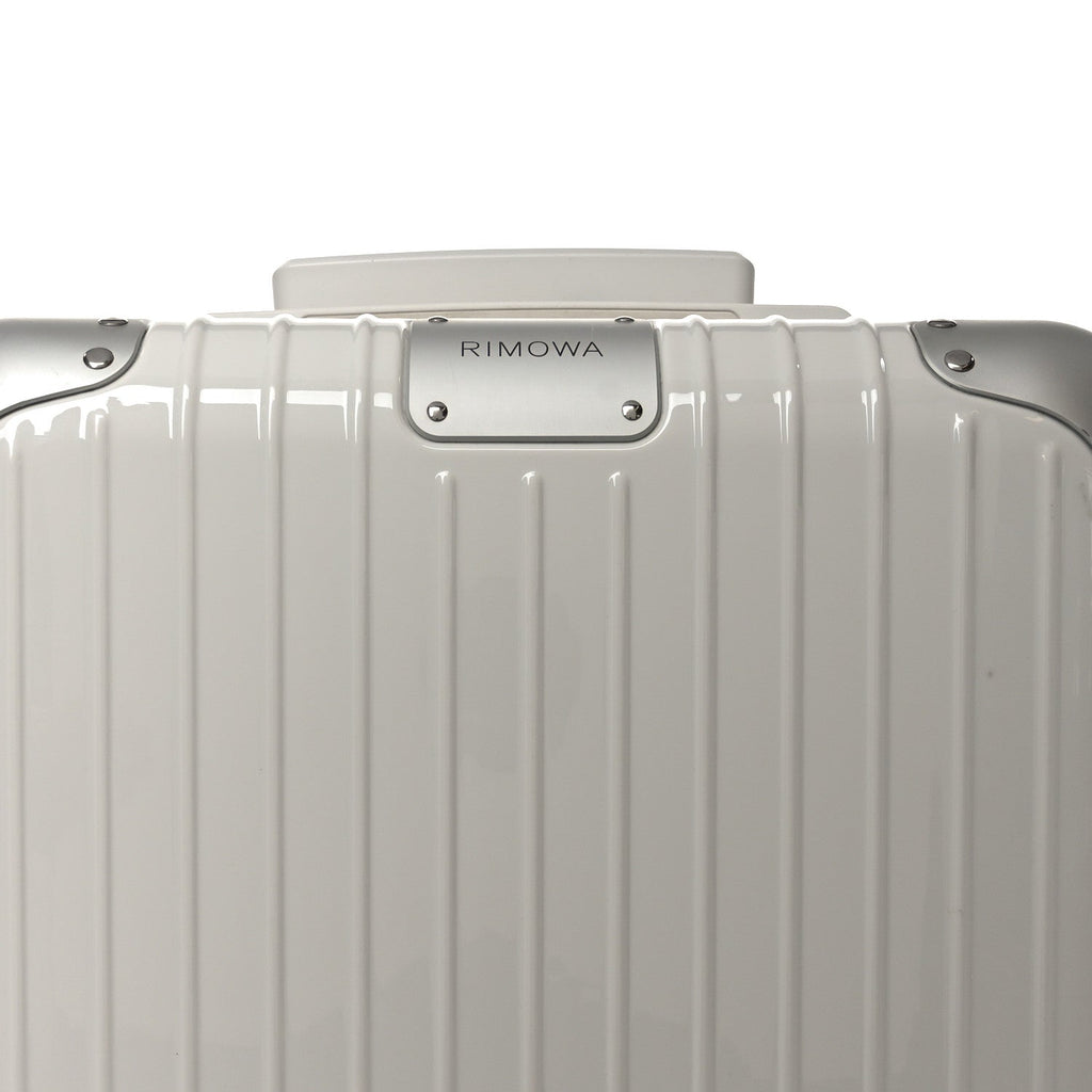 Rimowa Gloss Polycarbonate Aluminum Hybrid Cabin Gloss White