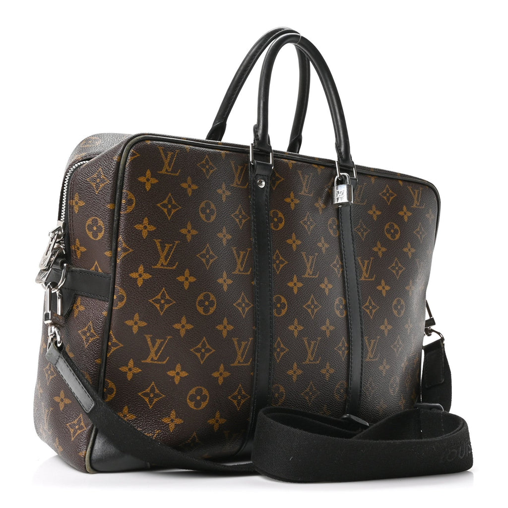 MONOGRAM MACASSAR PORTE-DOCUMENTS VOYAGE GM