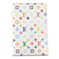 LV X TM Monogram Multicolor Passport Cover White