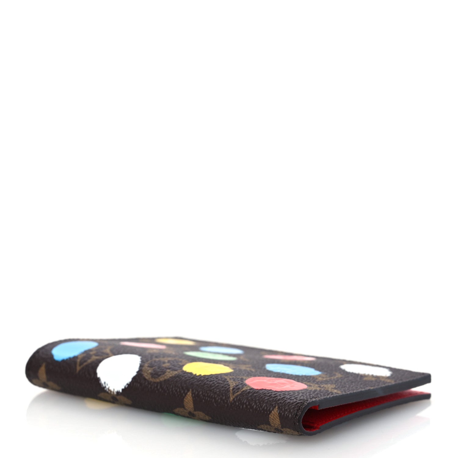 LV X YK Monogram Dots Passport Cover Multicolor
