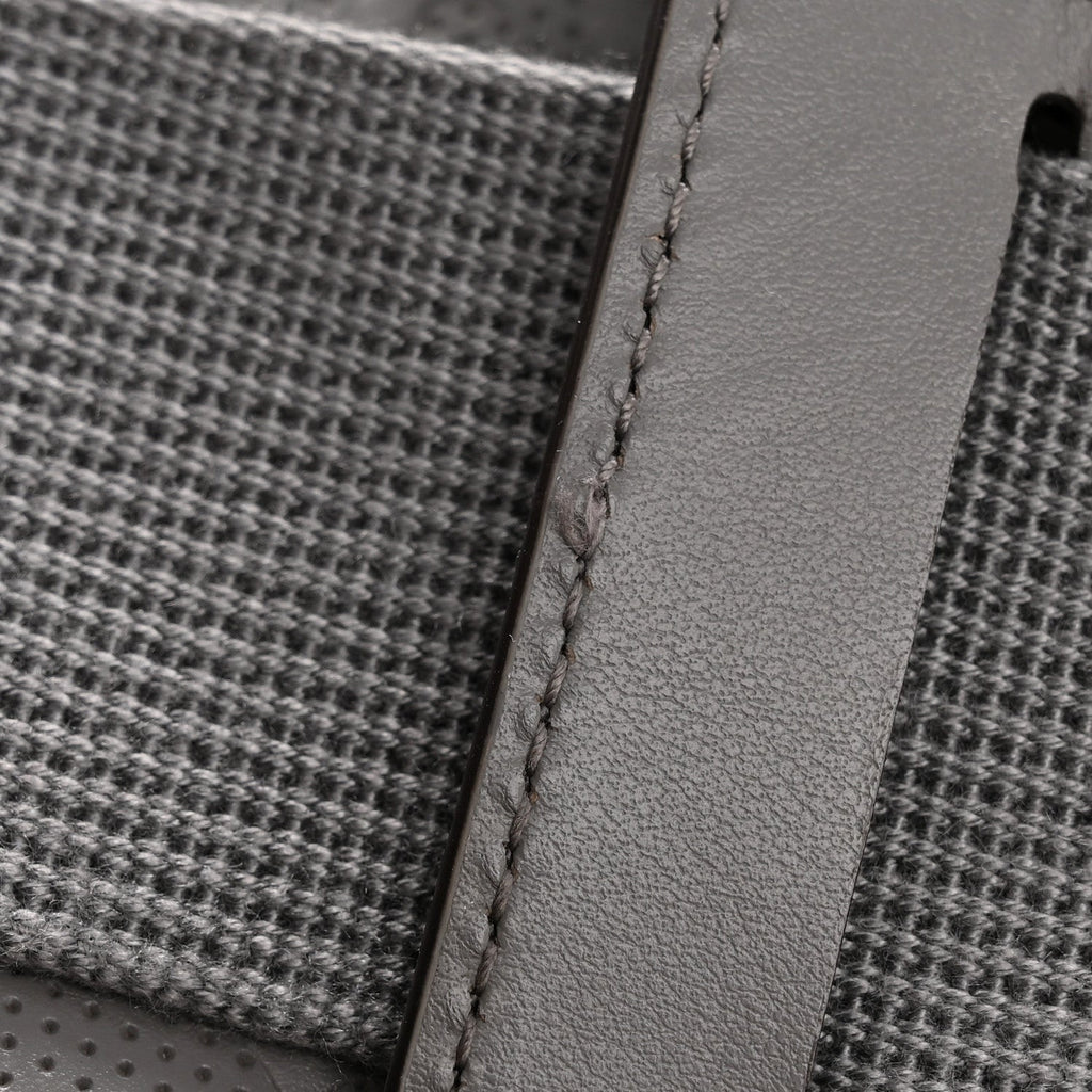 Calfskin GG Tennis Embossed Duffle Bag Grey