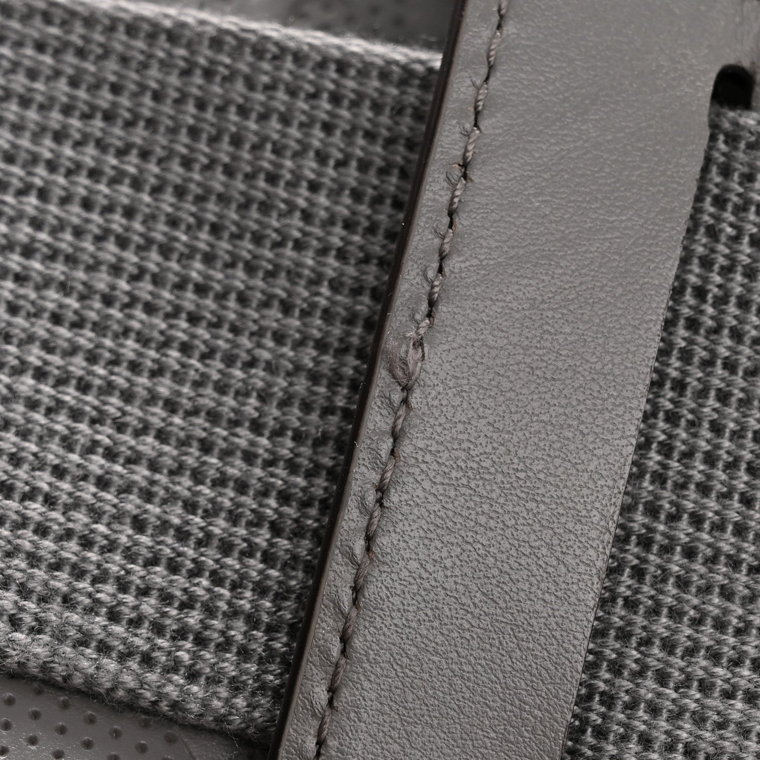 Calfskin GG Tennis Embossed Duffle Bag Grey