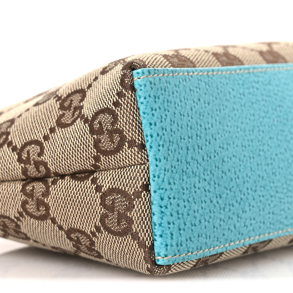 MONOGRAM GG COSMETIC CASE TURQUOISE