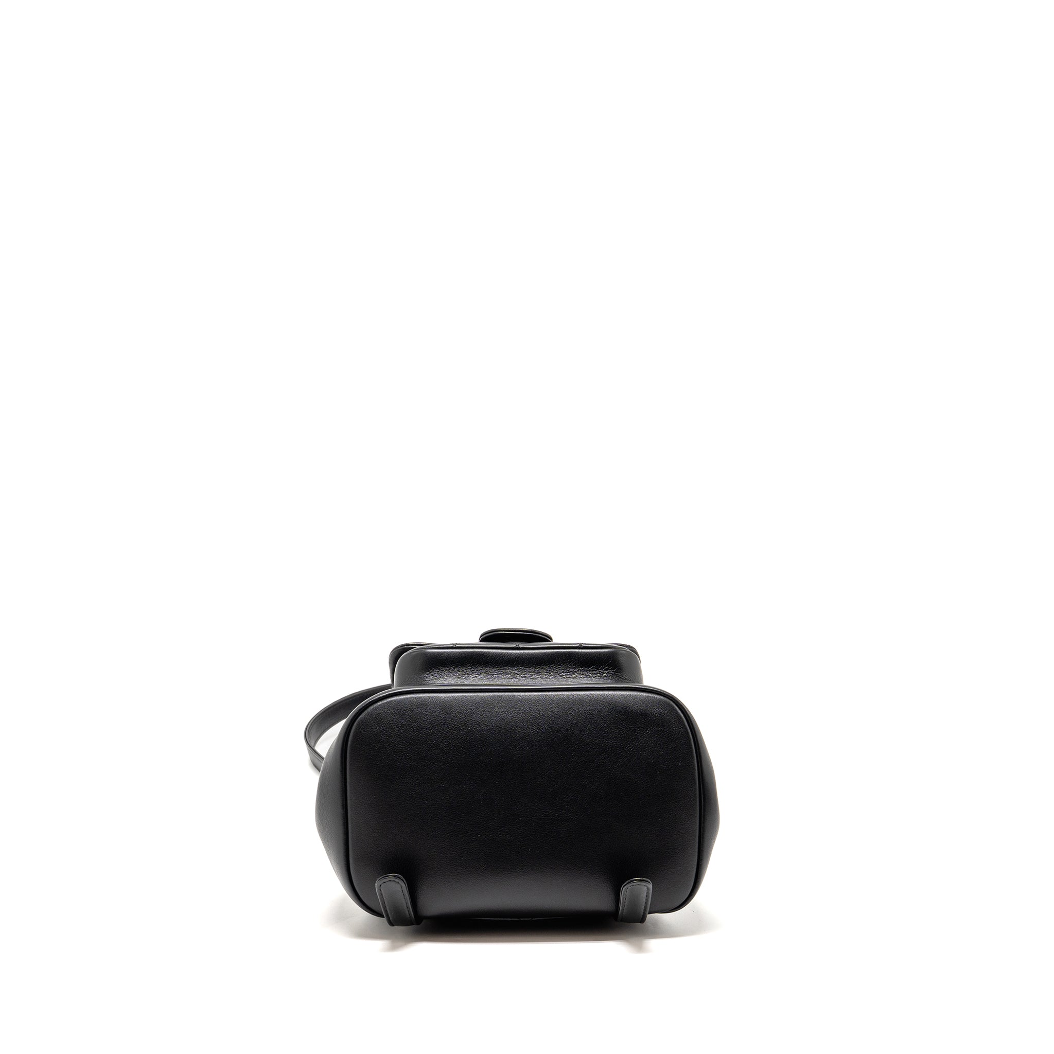 CHANEL MINI DUMA BACKPACK CALFSKIN BLACK LGHW (MICROCHIP)