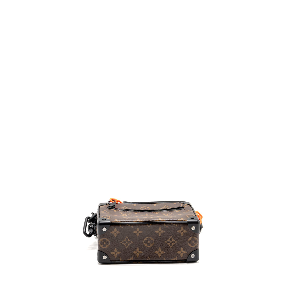 LOUIS VUITTON MINI SOFT TRUNK MONOGRAM CANVAS MARA-BLACK/ORANGE HARDWARE