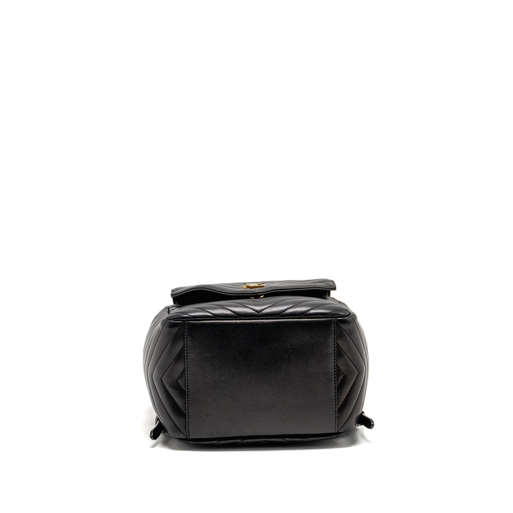 SAINT LAURENT/YSL JOE BACKPACK LAMBSKIN BLACK GHW