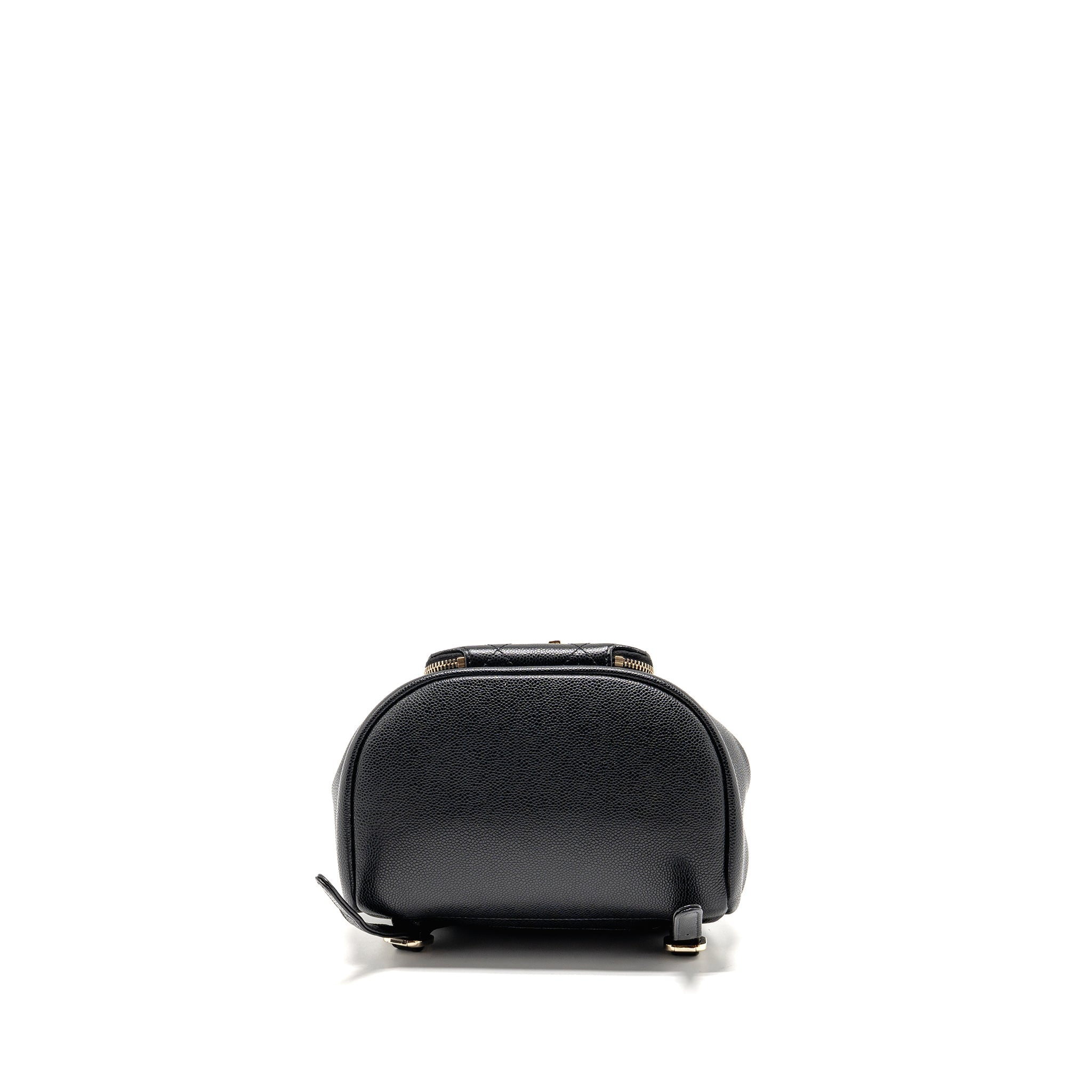 CHANEL AFFINITY BACKPACK CAVIAR BLACK LGHW (MICROCHIP)