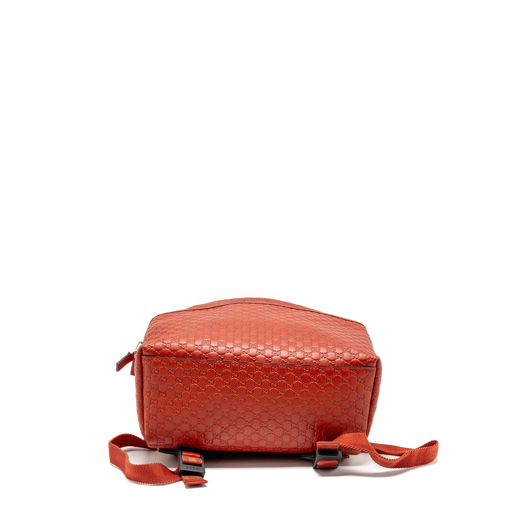 GUCCI KIDS GUCCISSIMA BACKPACK LEATHER RED SHW