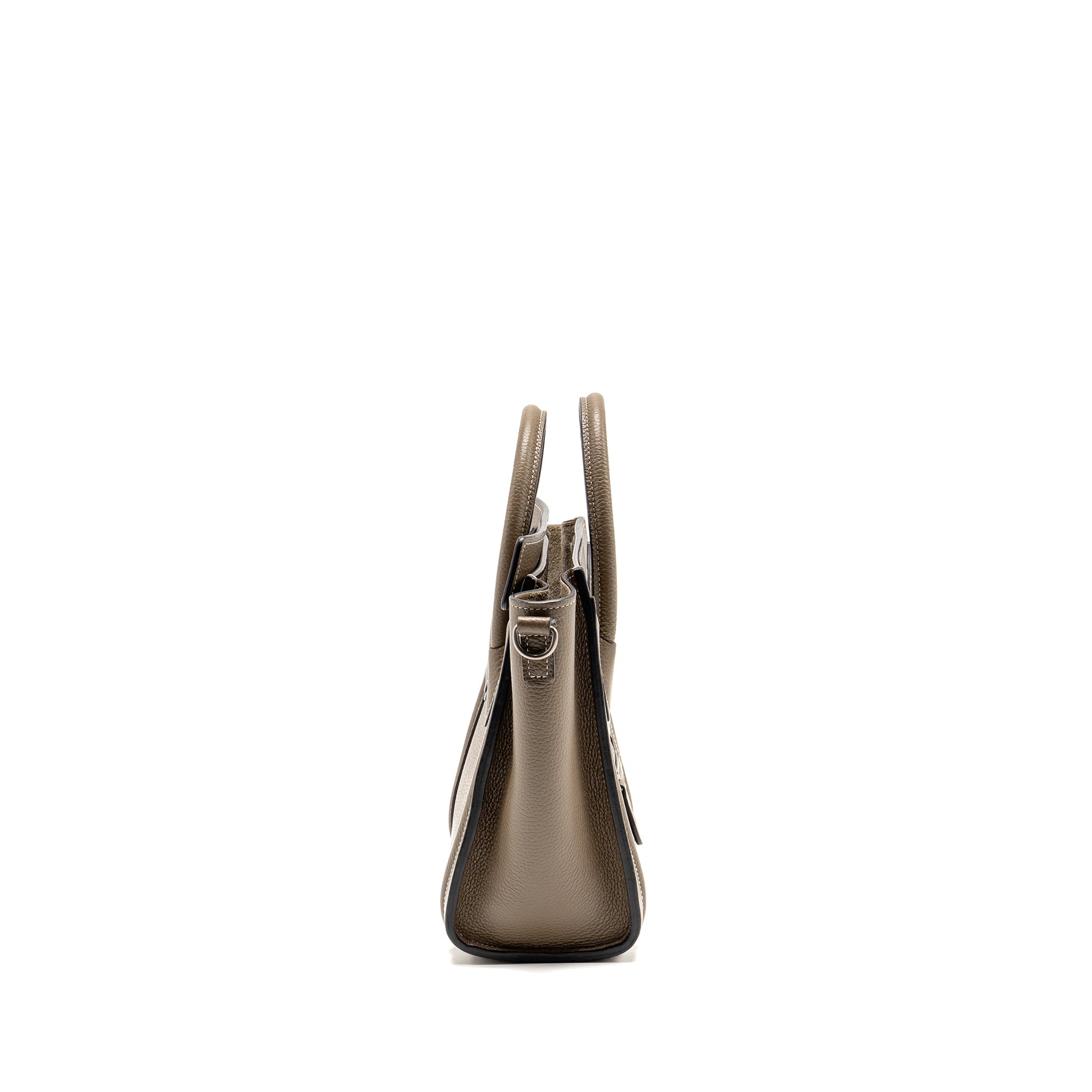CELINE NANO LUGGAGE BAG CALFSKIN GREY SHW