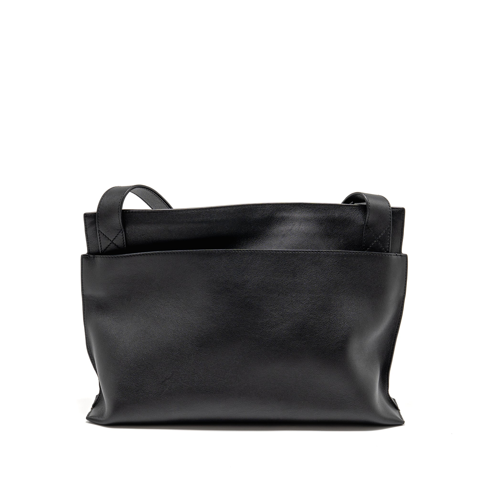 LOEWE CROSSBODY MEN’S MESSENGER BAG LEATHER BLACK SHW