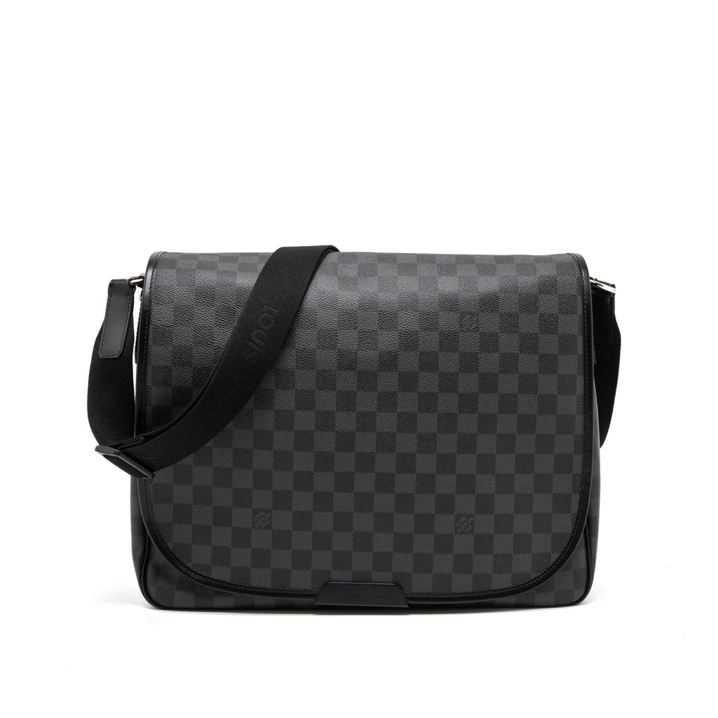 LOUIS VUITTON LARGE MESSENGER BAG DAMIER GRAPHITE CANVAS SHW