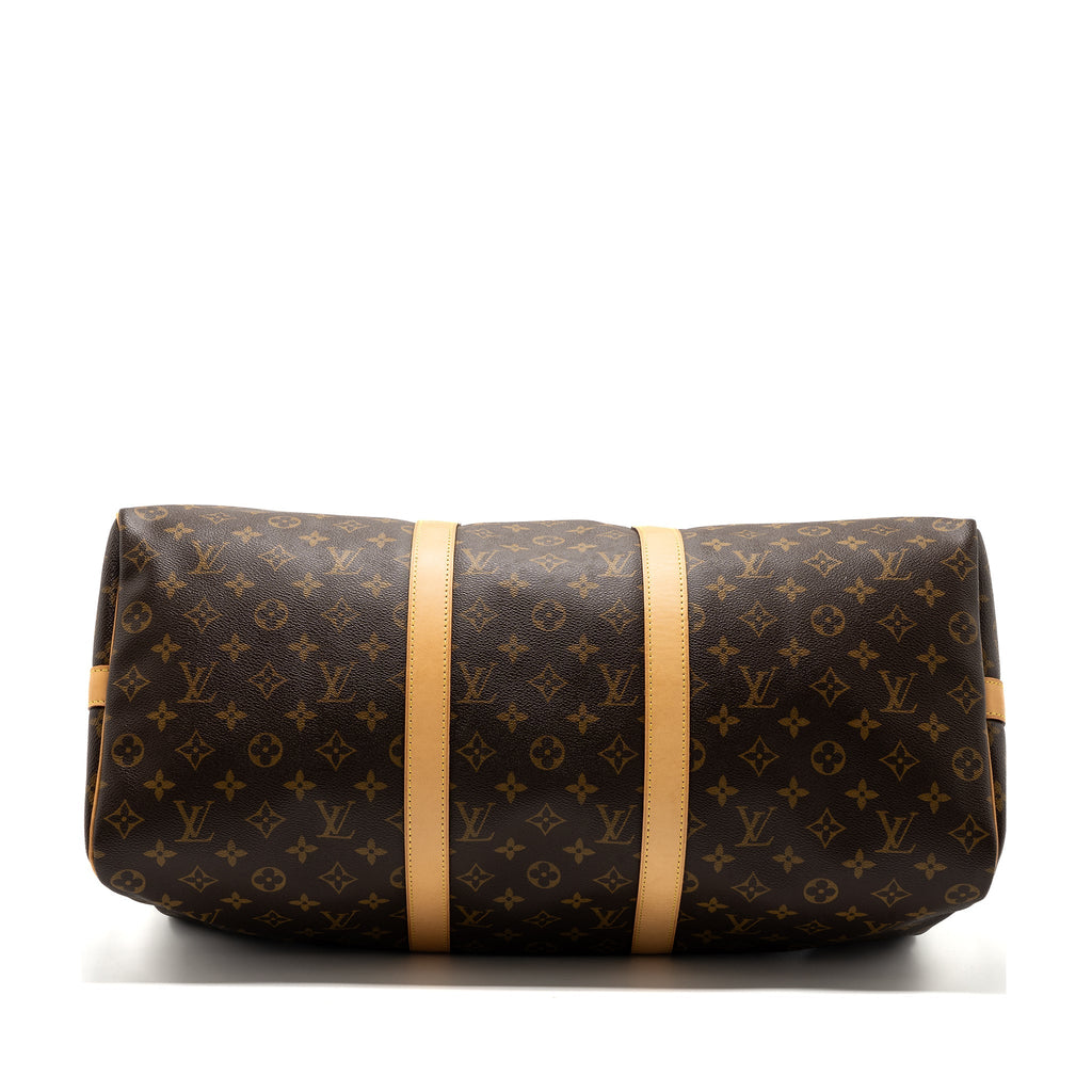 LOUIS VUITTON KEEPALL BANDOULIRE 50 MONOGRAM CANVAS GHW