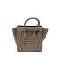 CELINE MICRO LUGGAGE BAG CALFSKIN GREY SHW