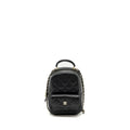 CHANEL 24C MINI BACKPACK/CROSSBODY BAG CAVIAR BLACK LGHW (MICROCHIP)