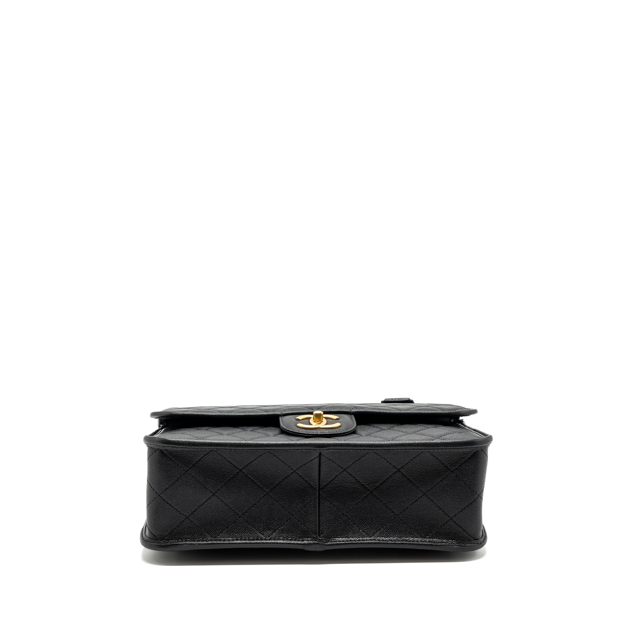 CHANEL 22K LARGE BACKPACK CAVIAR BLACK GHW(MICROCHIP)