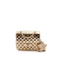 CHANEL 24C BACKPACK WITH STAR PATENT GOLD LGHW (MICROCHIP)